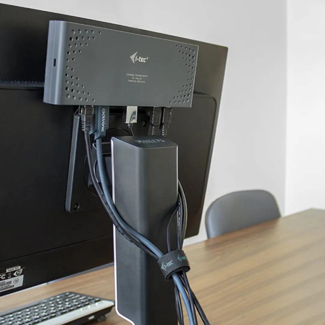 I-tec VESA Docking Station Bracket VESADOCK1 - Zwart - afbeelding 6 van 6