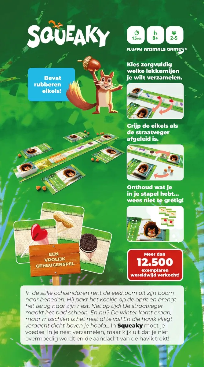 Asmodee Squeaky - 2 tot 5 spelers