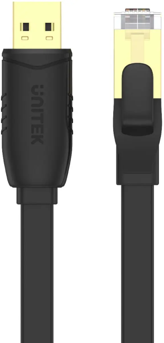 UNITEK Y-SP02001B Netwerkkabel - 18m - Zwart