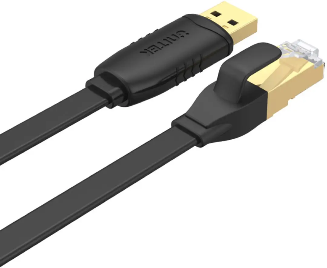 UNITEK Y-SP02001B Netwerkkabel - 18m - Zwart