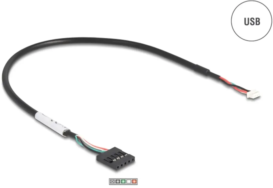Delock USB naar RS-232 Converter FT231XS - Groen