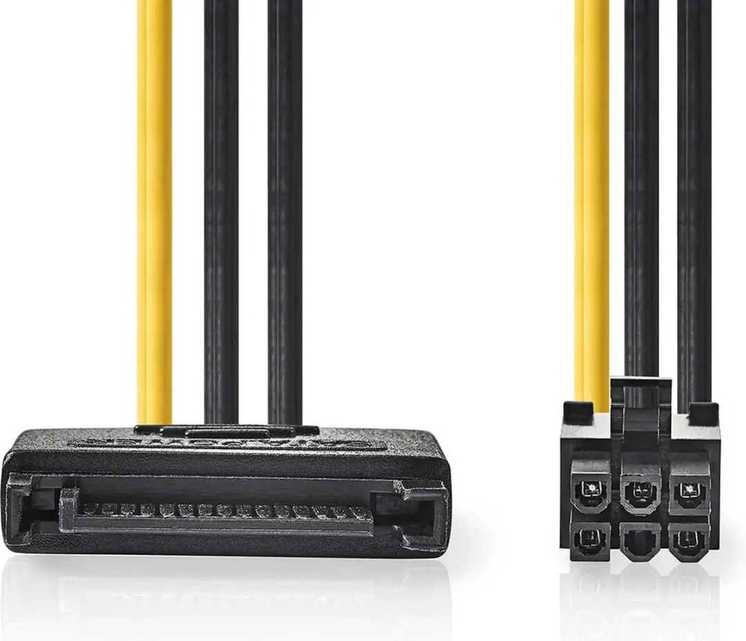 Nedis SATA naar PCIe Voedingskabel 15-Pins