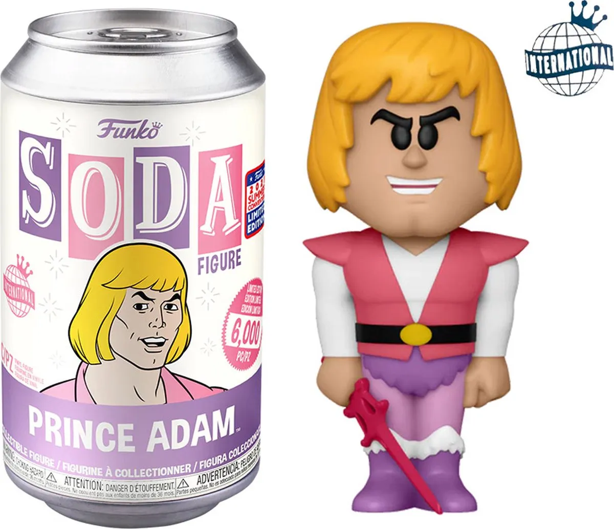 Funko Masters of the Universe Prince Adam Vinyl Soda Figure