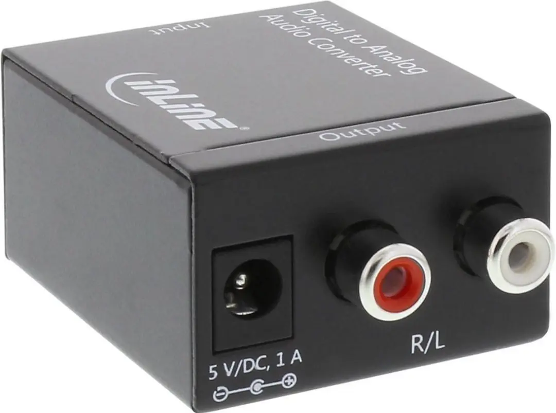InLine Audio DA Converter 4043718207589 - Zwart