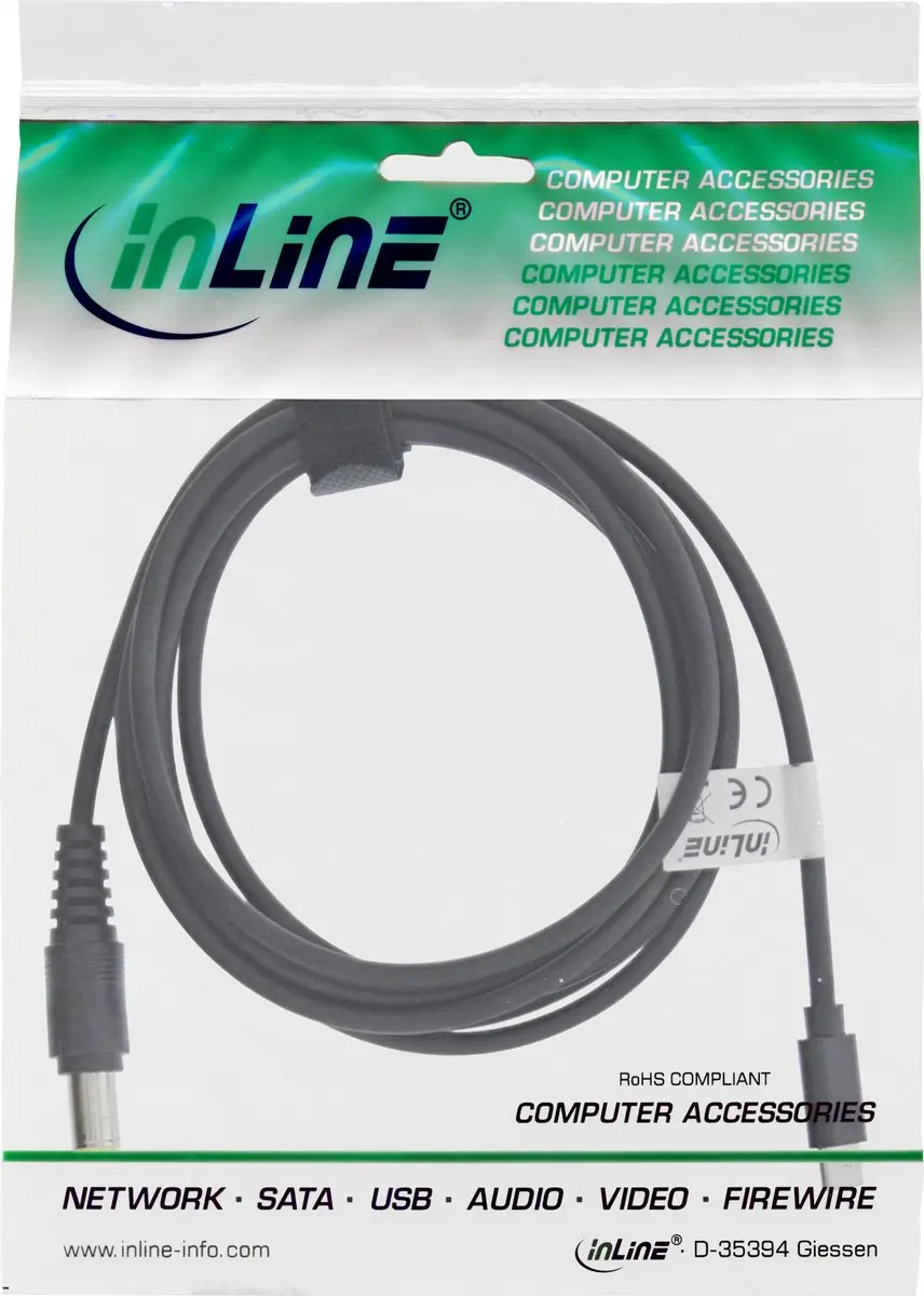 InLine USB-C naar IBM/Lenovo Notebook Laadkabel 2m - 7,9x5,5mm