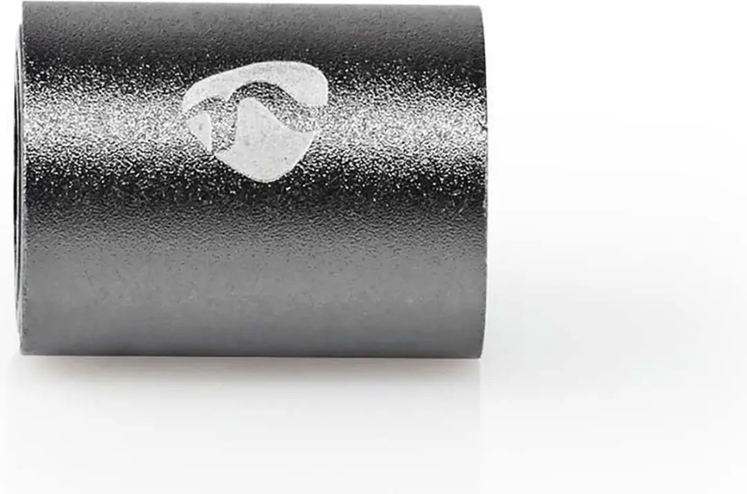 Nedis TosLink-adapter CATB25950GY - Recht - Metaal - Gun Metal Grijs