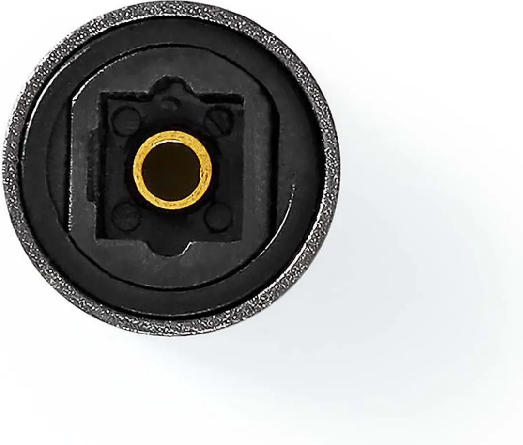 Nedis TosLink-adapter CATB25950GY - Recht - Metaal - Gun Metal Grijs