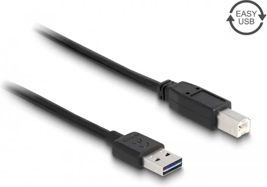 Delock USB-A naar USB-B Kabel 2.0 2A
