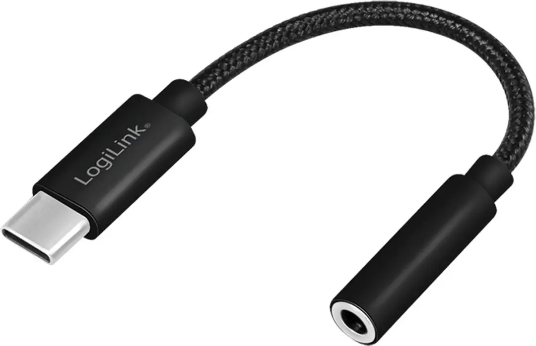 Logilink UA0398 USB-C naar Klinkenadapter 13cm