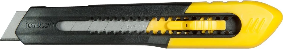 Stanley Afbreekmes SM 9mm - 3 Stuks - Geel/Zwart