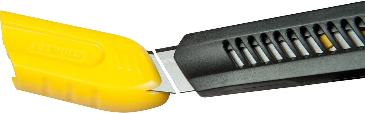 Stanley Afbreekmes SM 9mm - 3 Stuks - Geel/Zwart