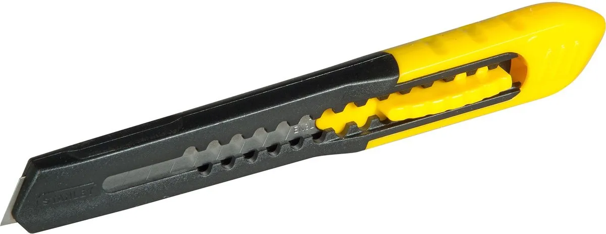 Stanley Afbreekmes SM 9mm - 3 Stuks - Geel/Zwart
