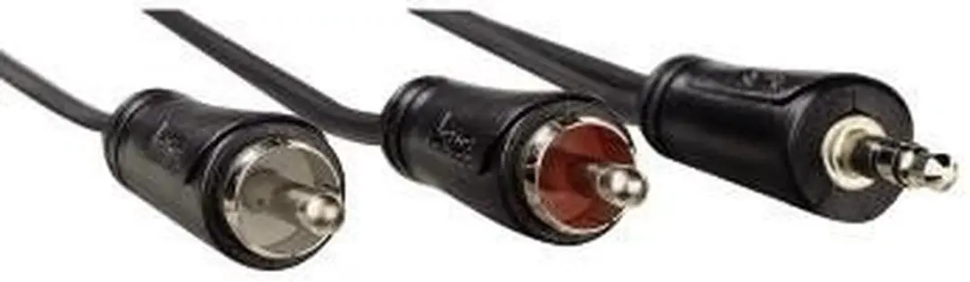 Hama Audiokabel 3,5mm Jack naar 2x Cinch Stereo 1,5m - Zwart