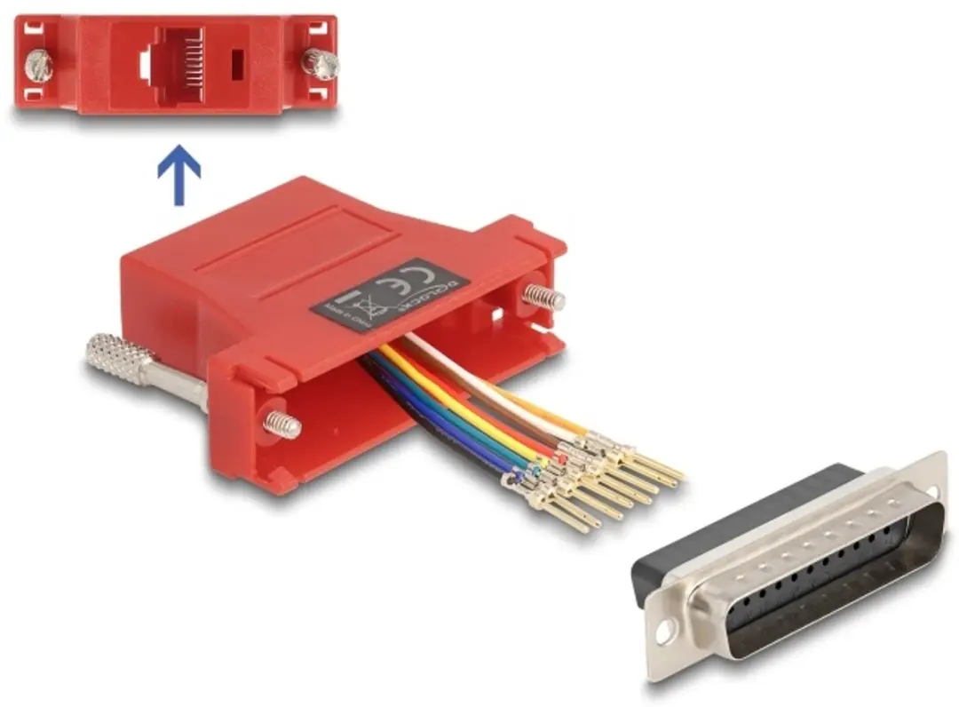 Delock D-Sub 25 naar RJ45 Adapterkit