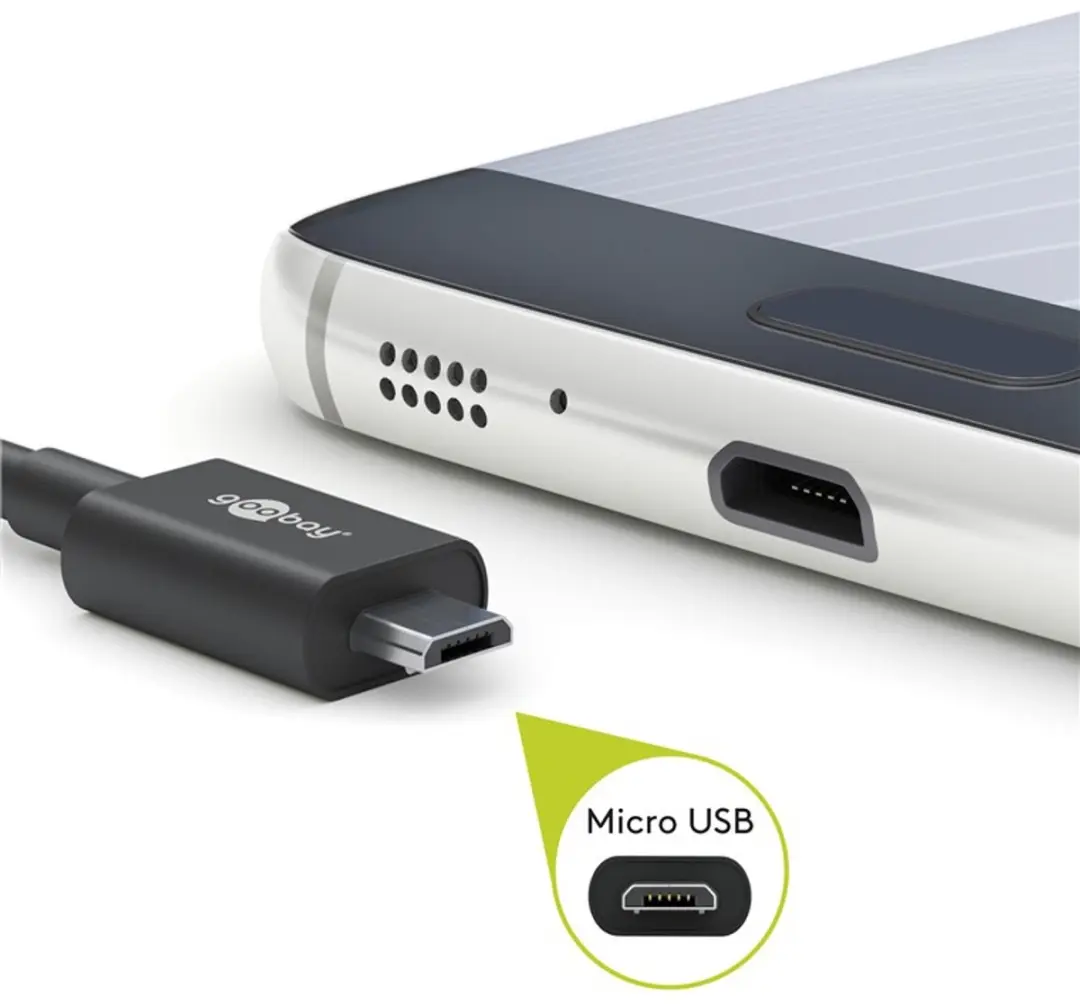 Goobay Micro-USB Kabel 0,5m - 10 Stuks