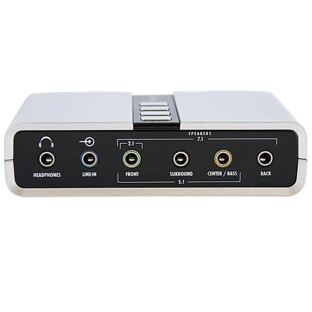 Startech ICUSBAUDIO7D Geluidskaart - Zwart-Grijs - afbeelding 6 van 6
