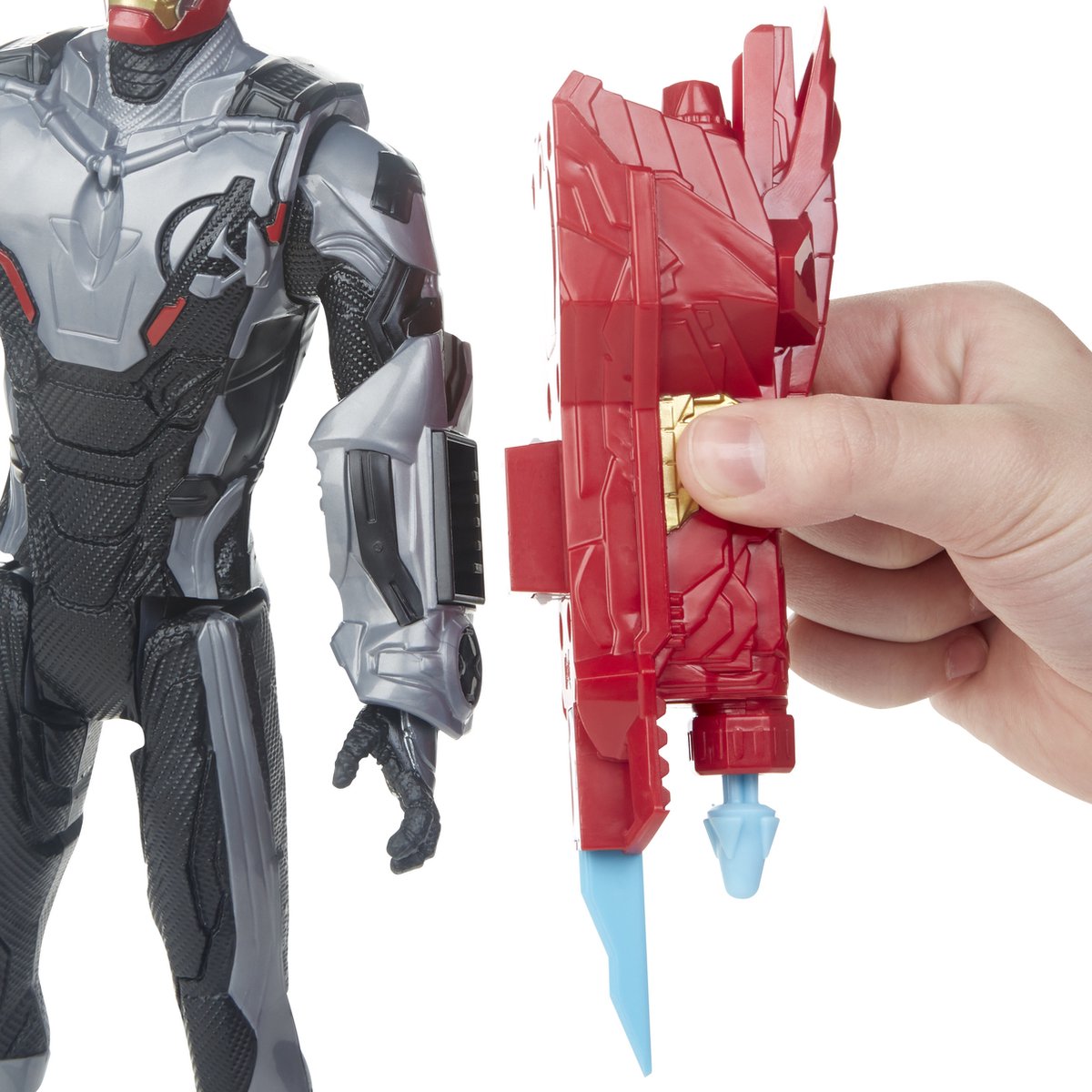 Hasbro Marvel Avengers: Endgame Iron Man Titan Hero Inclusief Power FX- Actiefiguur 30 cm - Italiaans