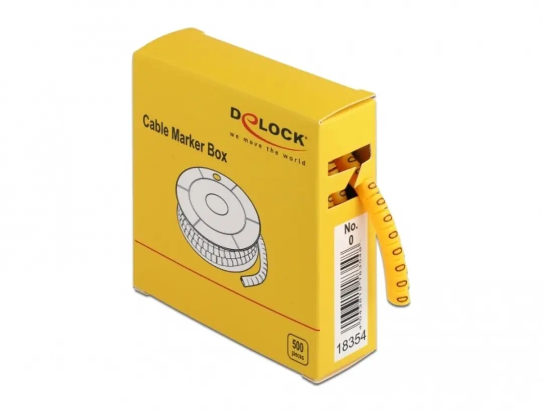 Delock Cable Marker Box Geel