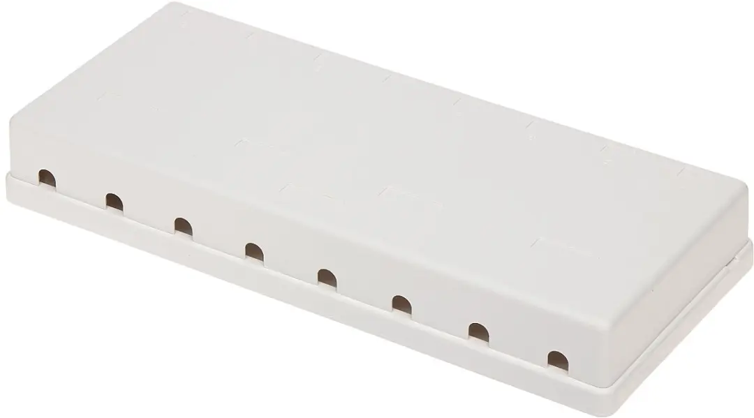Delong OKS-04233 Uitvoerdoos 8x Keystone - Wit