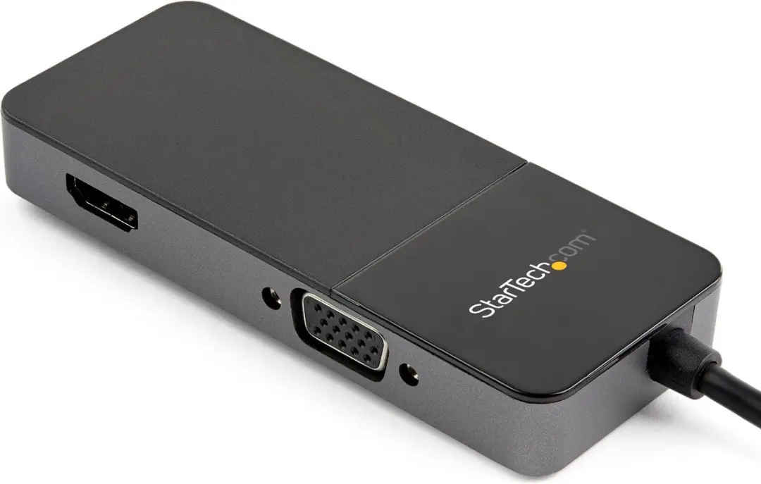 Startech USB32HDVGA USB naar VGA/HDMI Adapter - 4K Ultra HD - Zwart