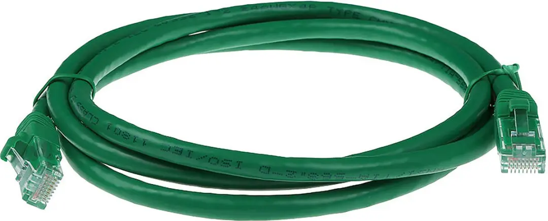 ACT Groene U/UTP CAT6A Patchkabel 3m - IB2703