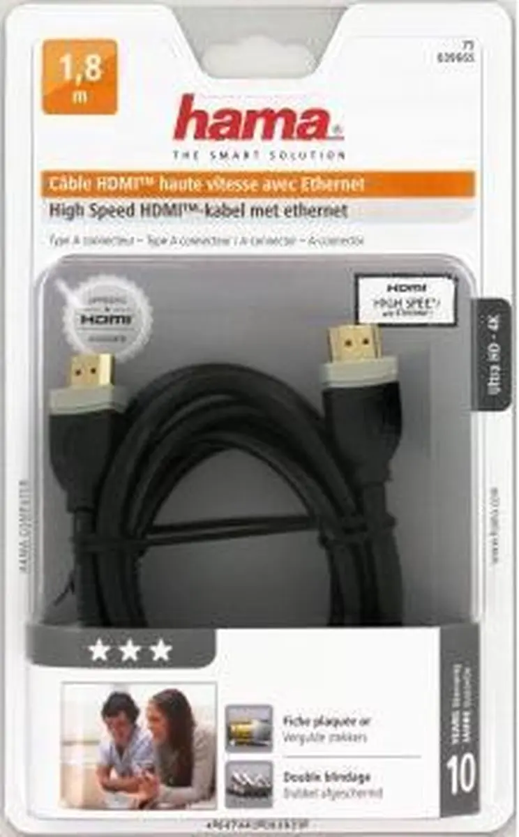 Hama Hdmi High Speed Cable 1.8M
