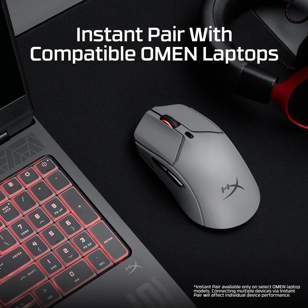 HyperX Pulsefire Haste 2 Pro A1KY5AA Gaming Muis - Grijs