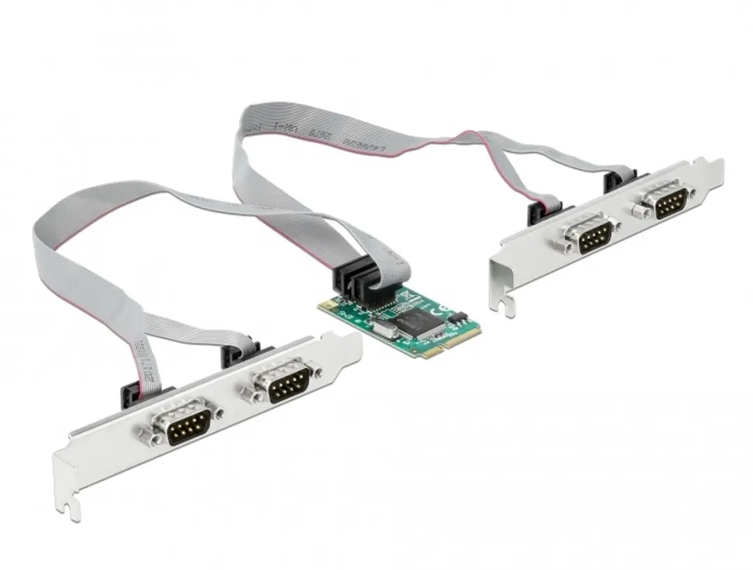 Delock Mini PCIe Kaart 4x RS-232