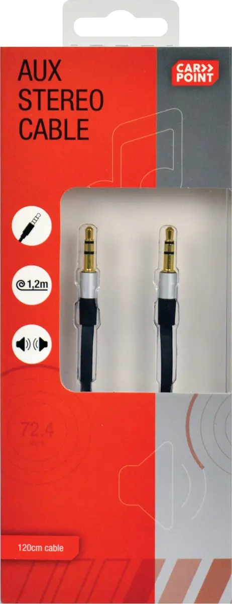 Carpoint Aux-kabel 3,5mm 120cm