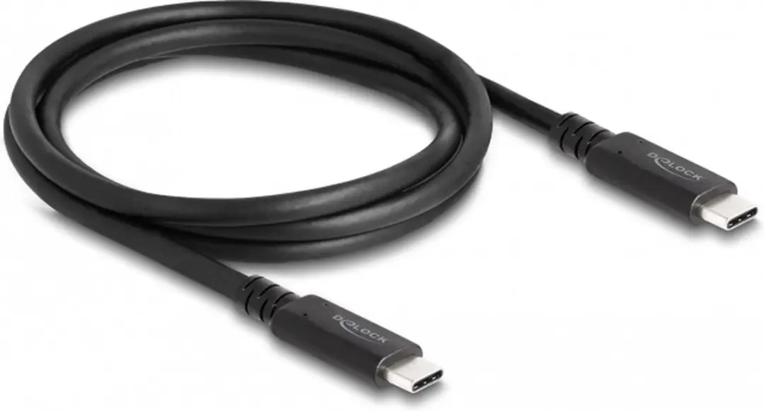 Delock USB4 40Gbps Coaxiale Kabel 1.2m - 240W