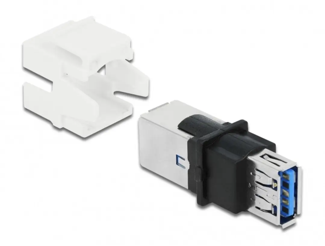 Delock Keystone Module USB 3.0 A naar B - Wit