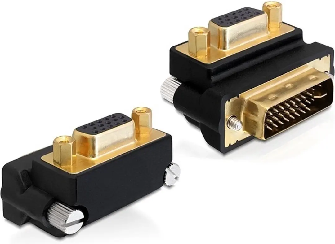 Delock VGA naar DVI Adapter 24+5 Pin