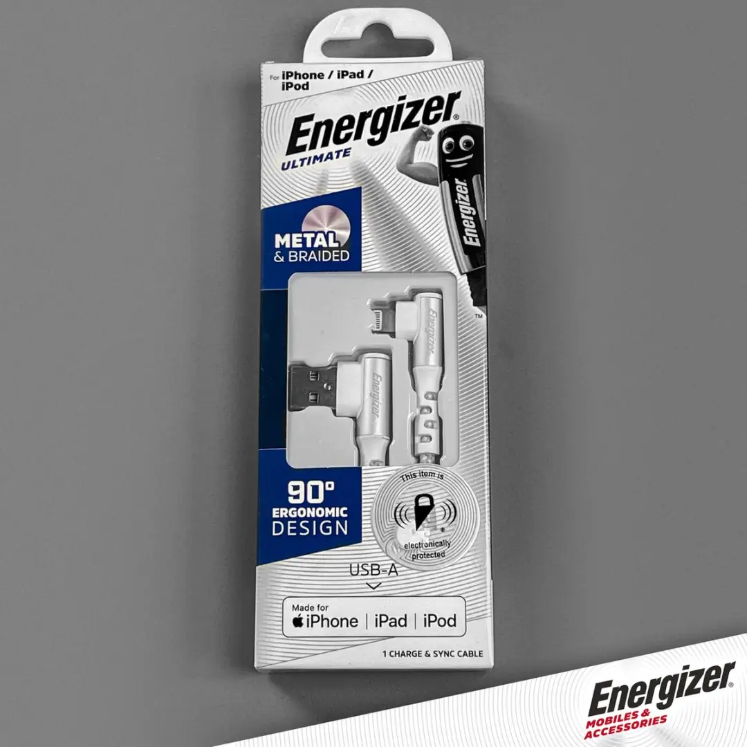Energizer C710LKWH USB naar Lightning Kabel 2m - Wit - afbeelding 3 van 3