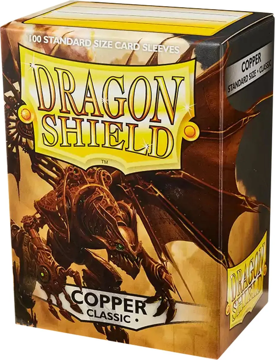 Asmodee Dragon Shield Copper Kaarthoes - 100 Stuks