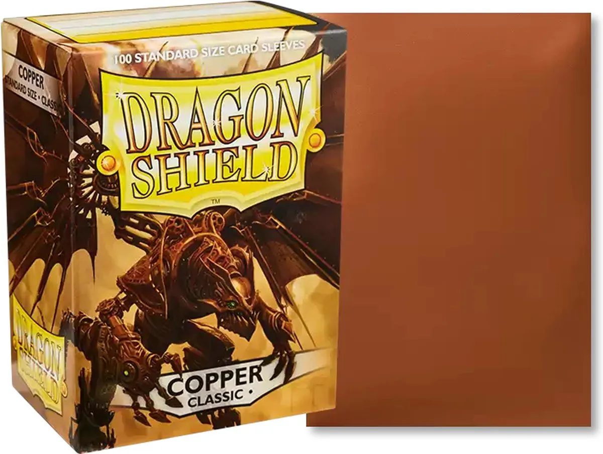 Asmodee Dragon Shield Copper Kaarthoes - 100 Stuks