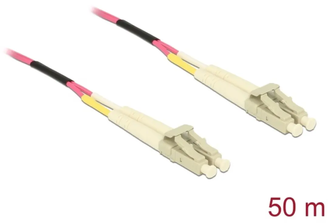 Delock LC Duplex OM4 50m Kabel
