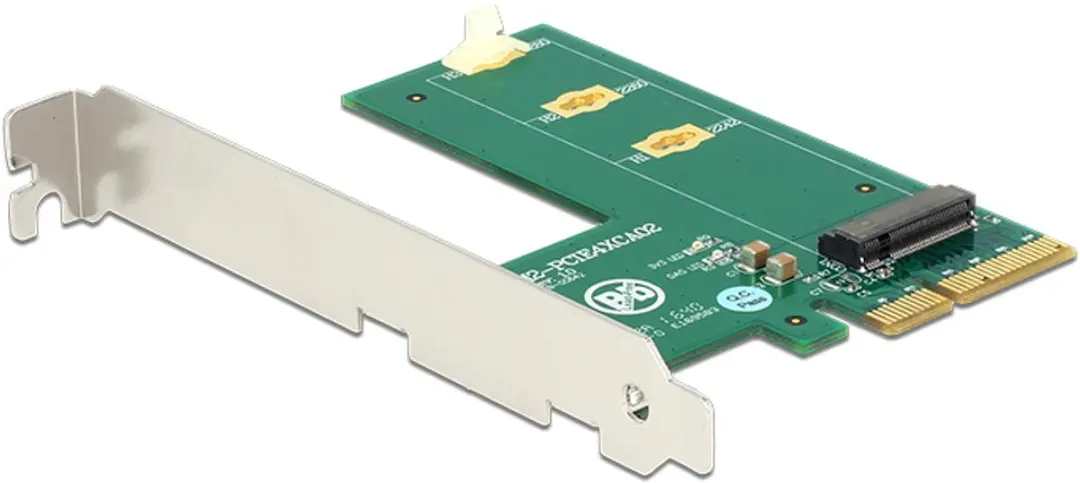 Delock PCIe x4 Kaart 1x M.2 NVMe Key M - Groen/Wit