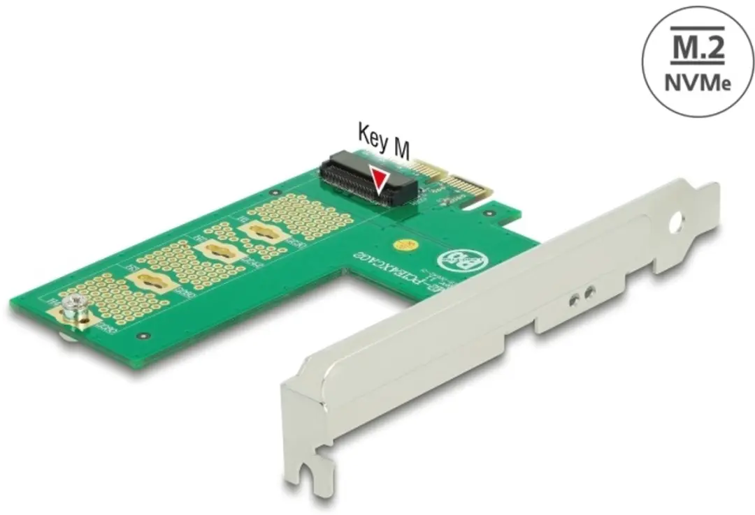 Delock PCIe x4 Kaart 1x M.2 NVMe Key M