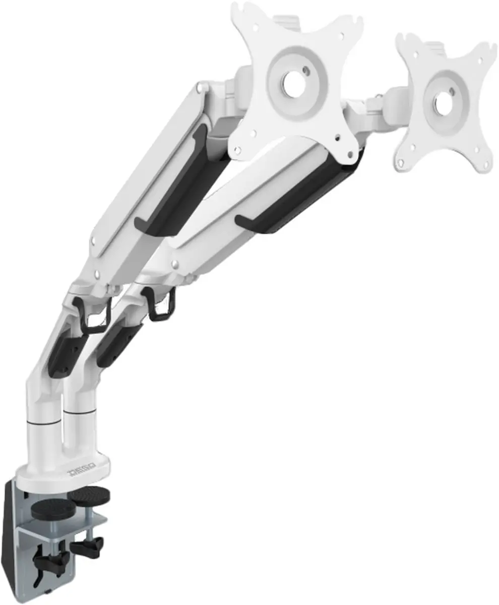 Desq 1723.01 Dubbele Monitorarm - Wit