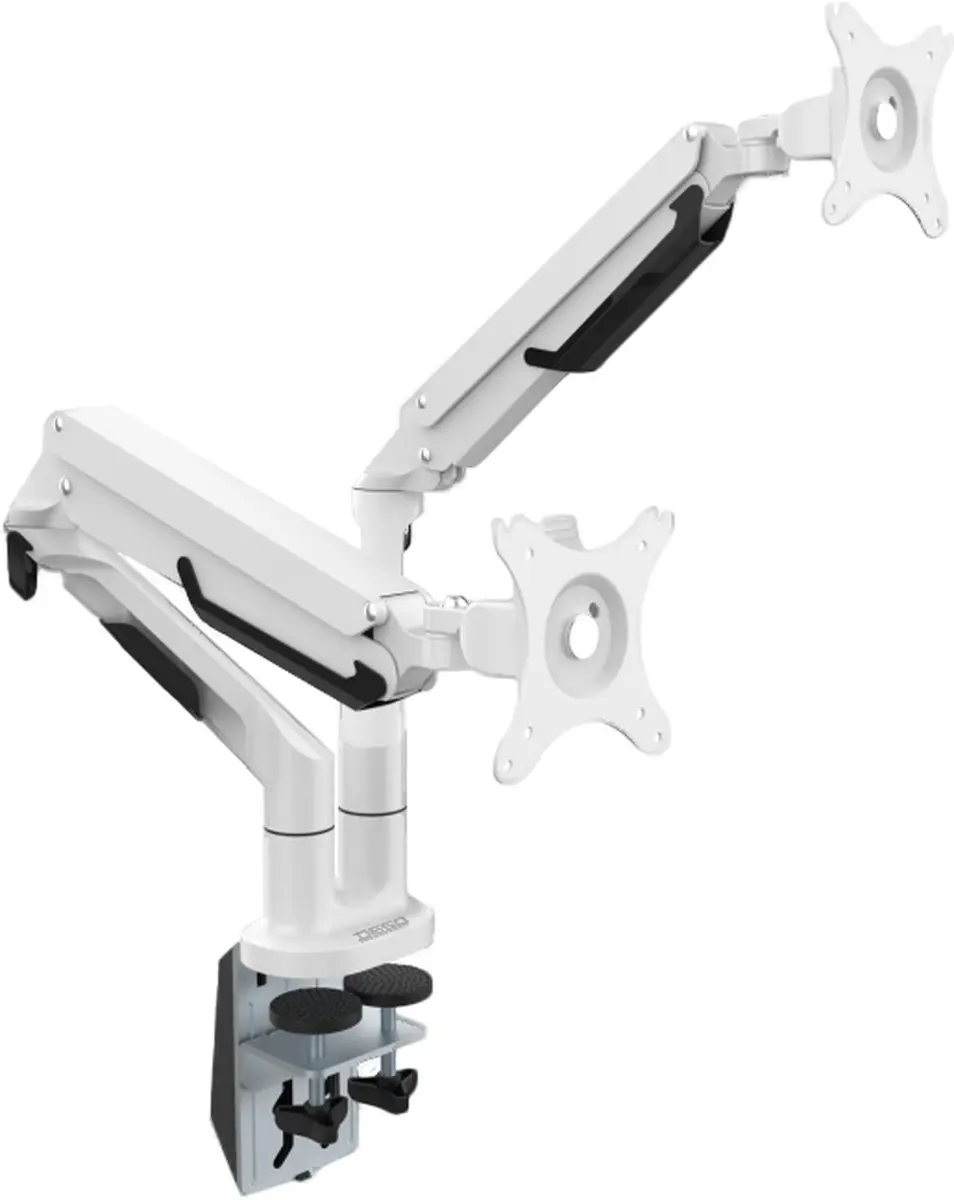 Desq 1723.01 Dubbele Monitorarm - Wit
