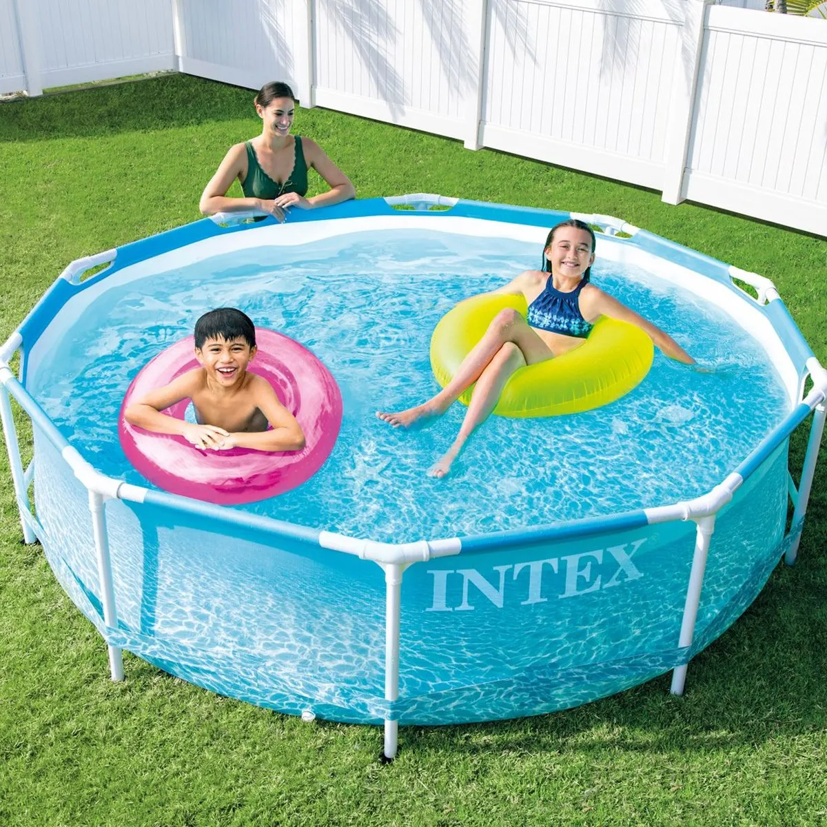 Intex 28208NP Zwembad - 305x76x305cm - 4485L - Blauw - afbeelding 3 van 6