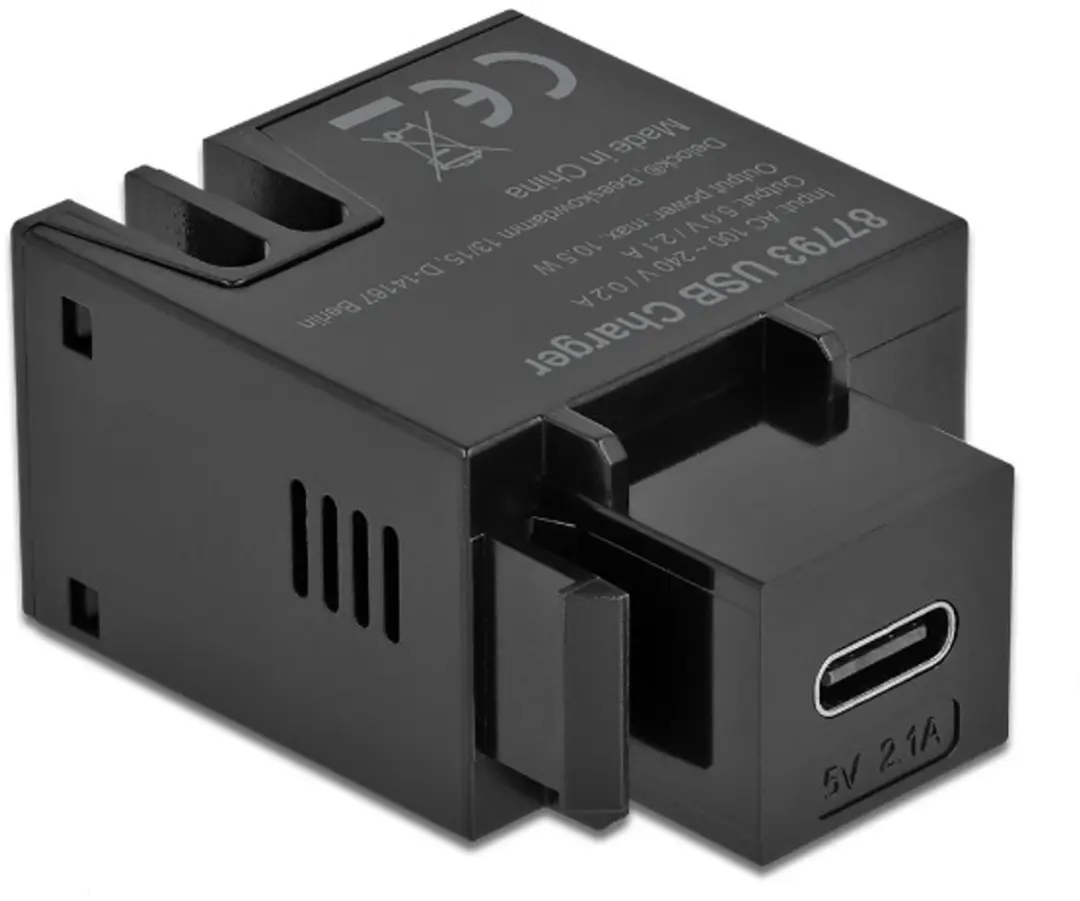 Delock USB-C Terminal Block Keystone Module 10,5W
