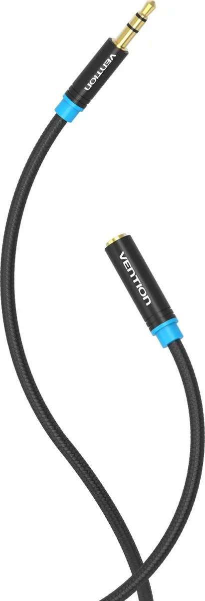 Vention Audiokabel 3,5mm Man-Vrouw 1,5m - Transparent