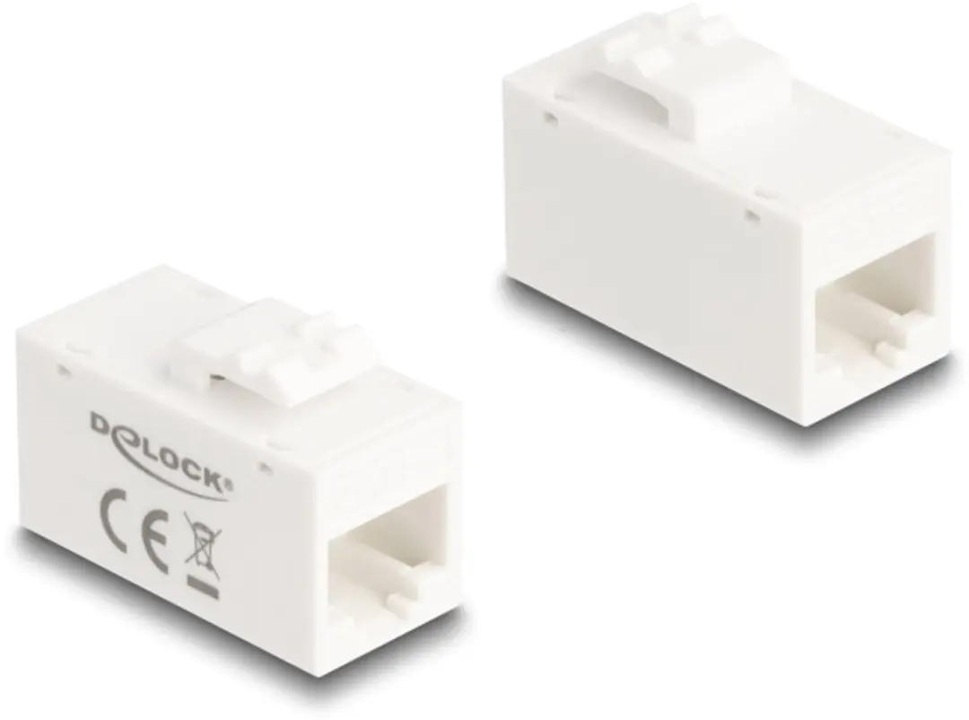 Delock Keystone Module RJ45 Cat.6A Wit