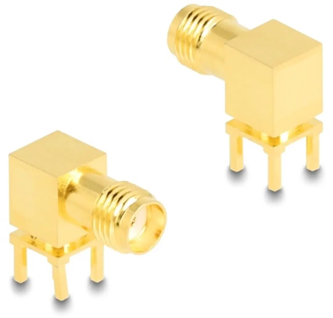 Delock SMA Jack 90° PCB HBI59-1