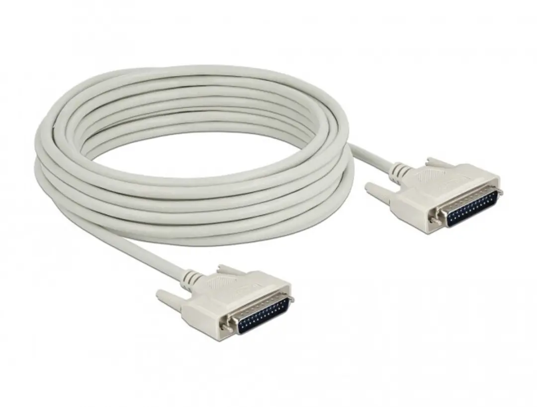 Delock Serial Kabel D-Sub 25 M-M 10m - Beige