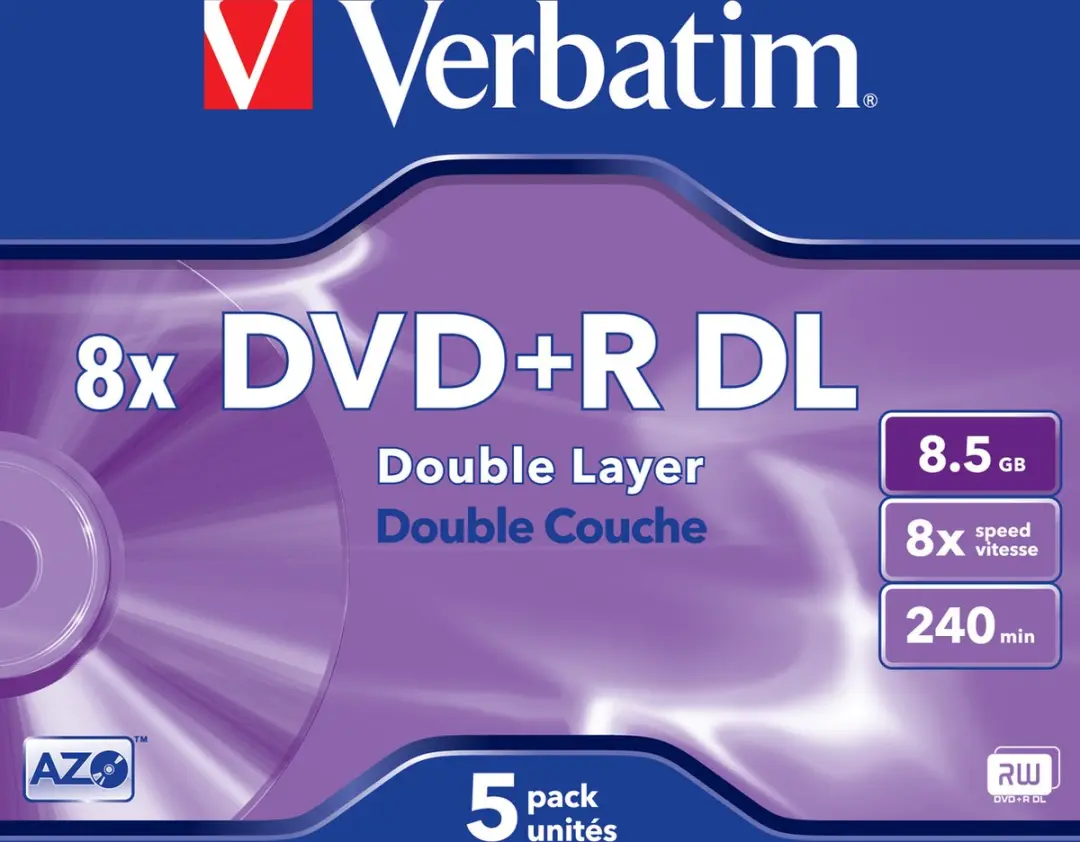 Verbatim 43541 DVD+R Double Layer 8.5GB