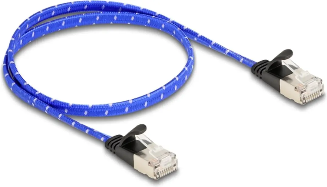 Delock Cat.6A U/FTP RJ45 Kabel 0,5m - Blauw