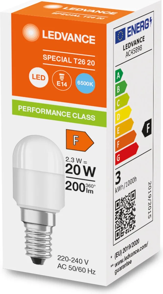 LEDVANCE Special T26 E14 Koelwit 2.3W Mat - 200lm