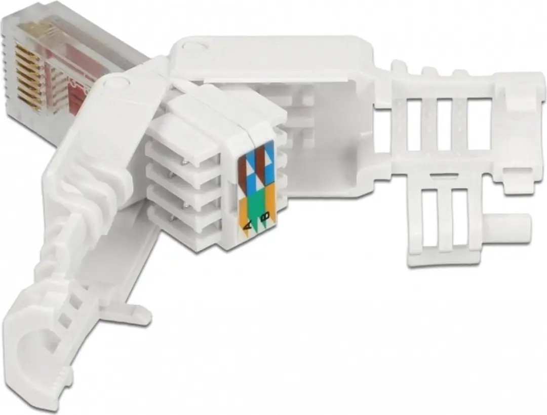 Delock RJ45 Cat.6 UTP Plug - 2 Stuks Wit